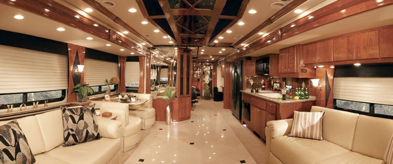 Interior RV with LED Bulbs